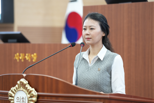 아산시의회 김미영 의원,“수상 태양광 에너지 신산업 제시”